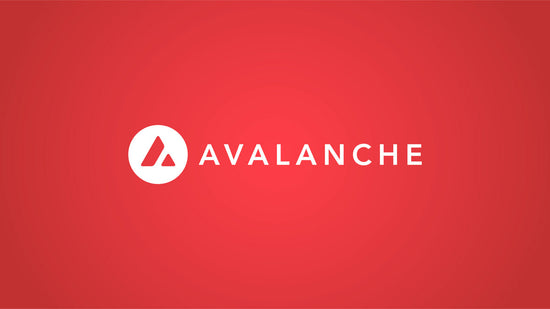 White Avalanche Logo Wallpaper