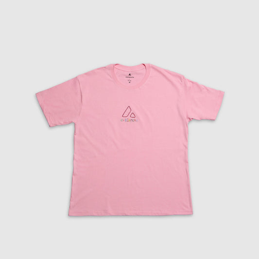Pink Short-Sleeve T-Shirt (ft zeroone)
