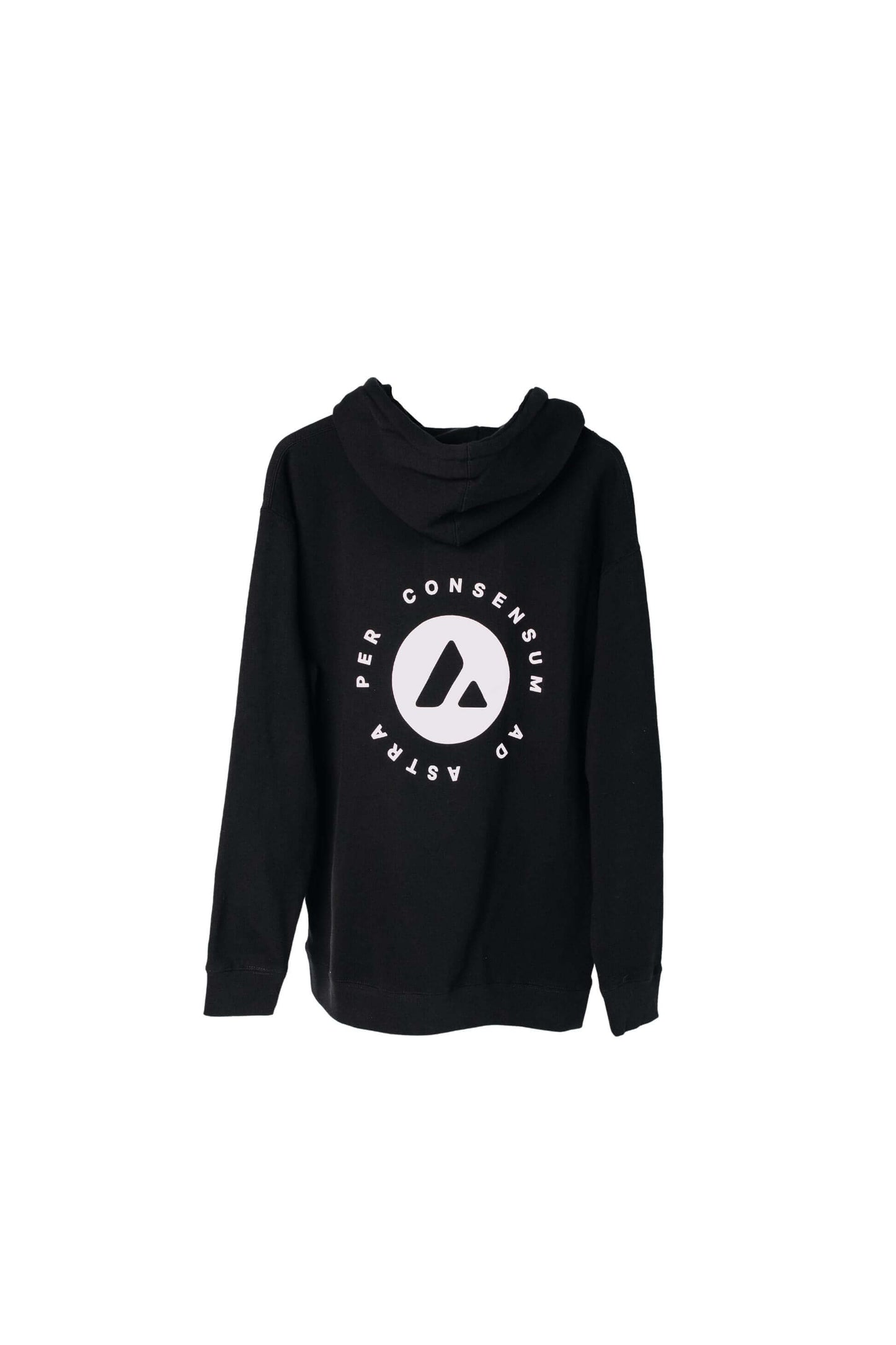 Avalanche Ad Astra Black Hoodie back view